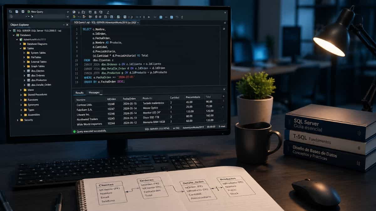 Centro de recursos gratuitos de Udemy Habilidades técnicas esenciales SQL SQL Server: Nivel 1 Sentencias Principales