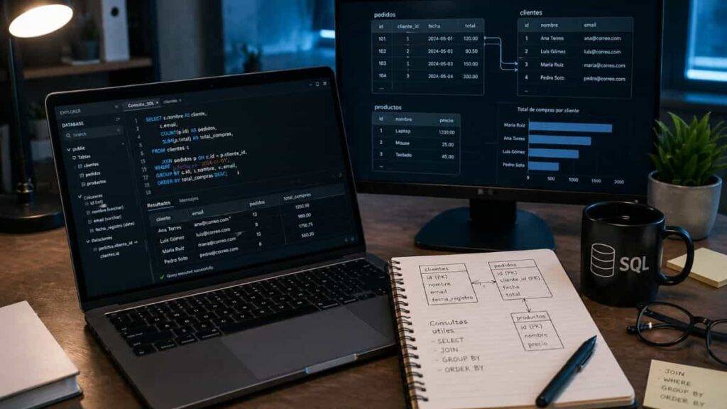 Curso gratis de SQL desde cero para aprender bases de datos - CursotecaPlus
