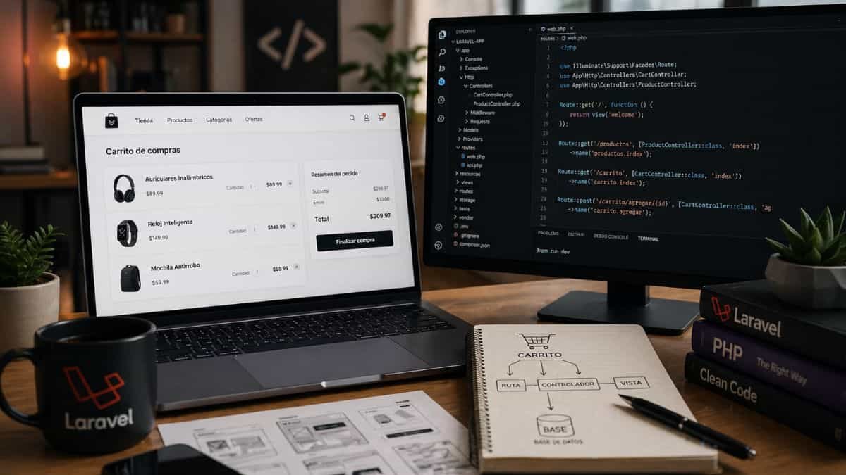 Curso gratis de Laravel desde cero con carrito de compras