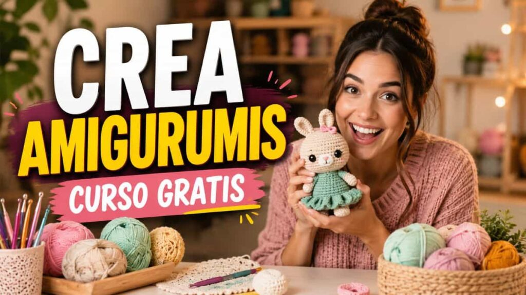 Curso gratis para aprender a tejer amigurumis desde cero