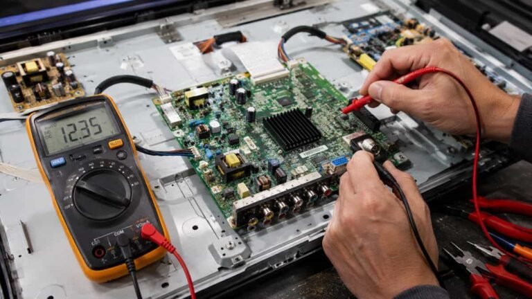 Curso gratis de reparación de TV LCD desde cero con diagnostico