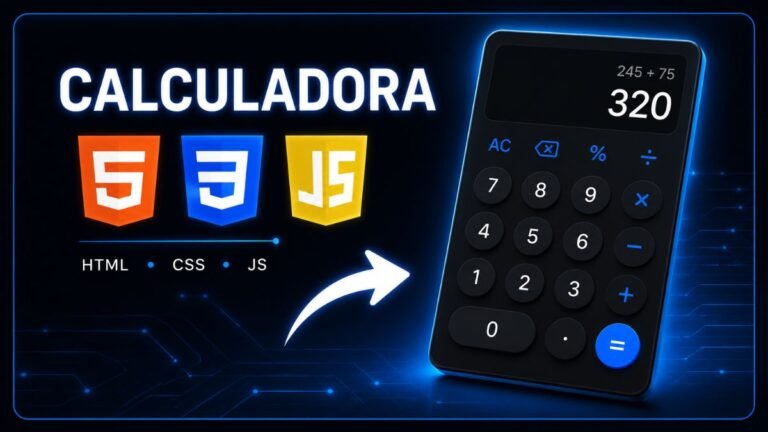 Cómo crear una calculadora básica con HTML, CSS y JavaScript