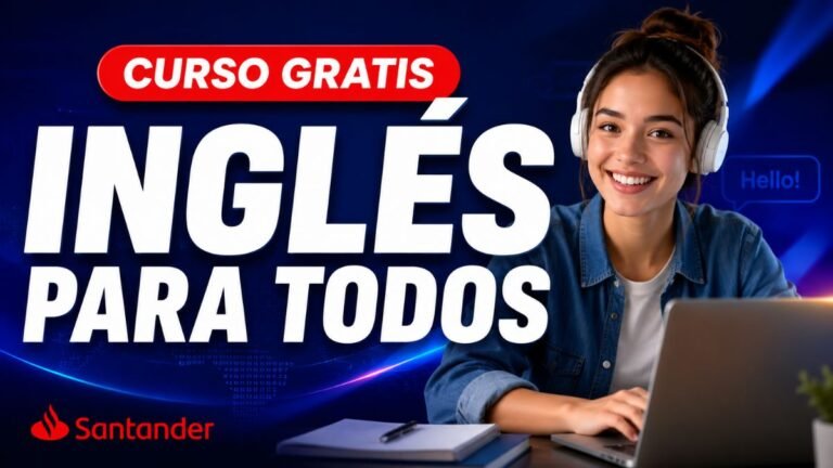 Curso gratis de inglés Santander 2026 y cómo acceder