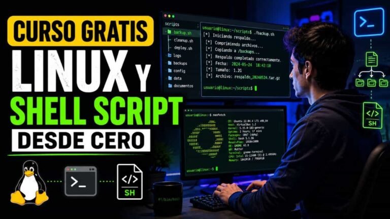 Curso gratis de Linux y Shell Script para aprender desde cero