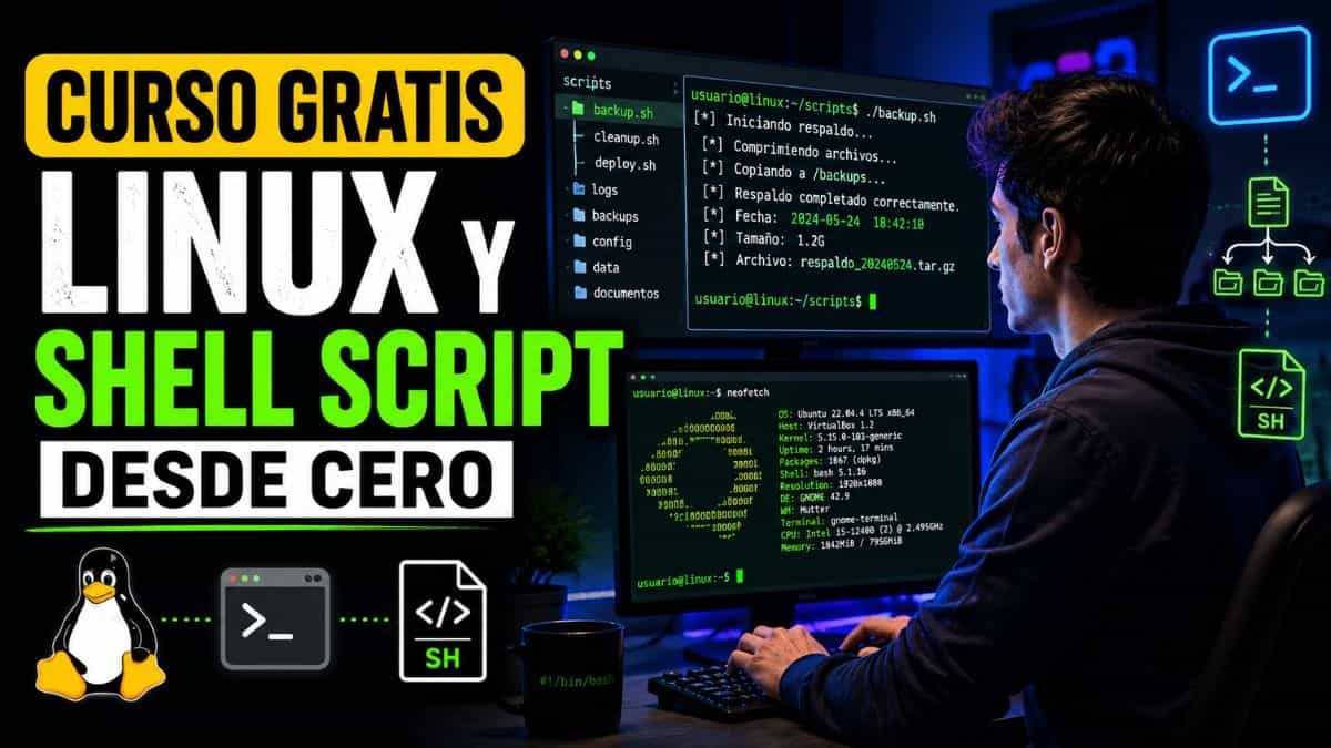 Curso gratis de Linux y Shell Script para aprender desde cero