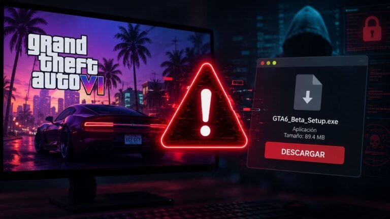 Alerta por beta falsa de GTA 6 y riesgo de malware