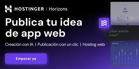 Hostinger Horizons permite publicar apps y páginas web creadas con IA en cuestión de minutos.