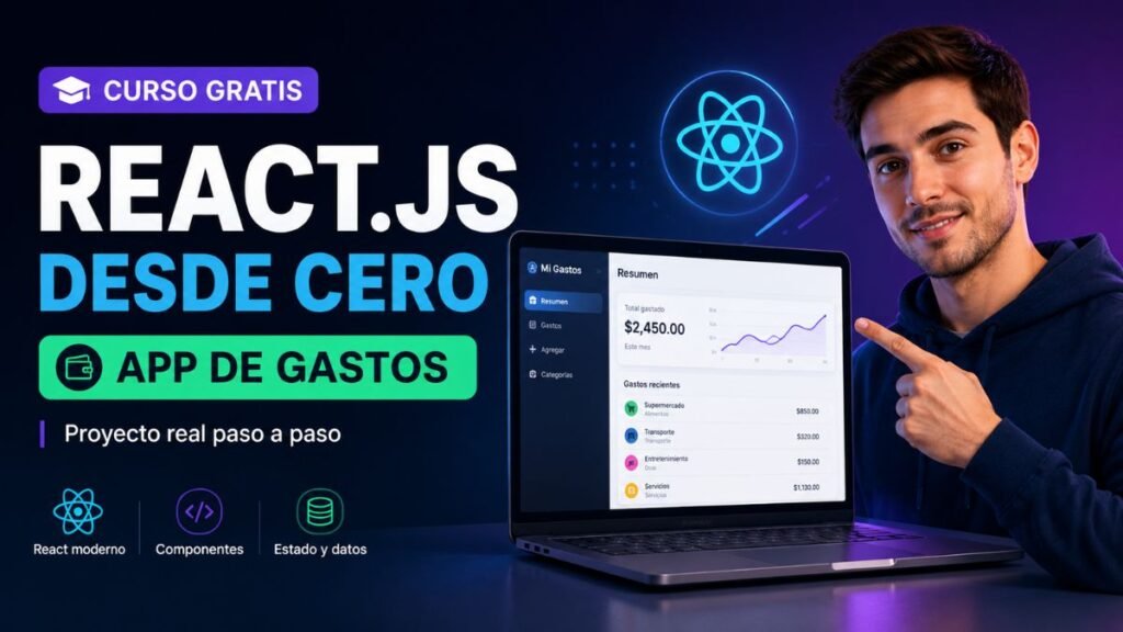 Curso gratis React.js para principiantes