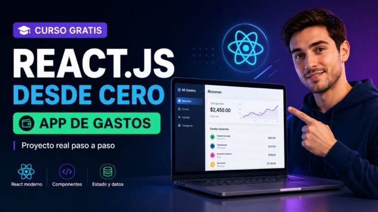 Curso gratis React.js para principiantes