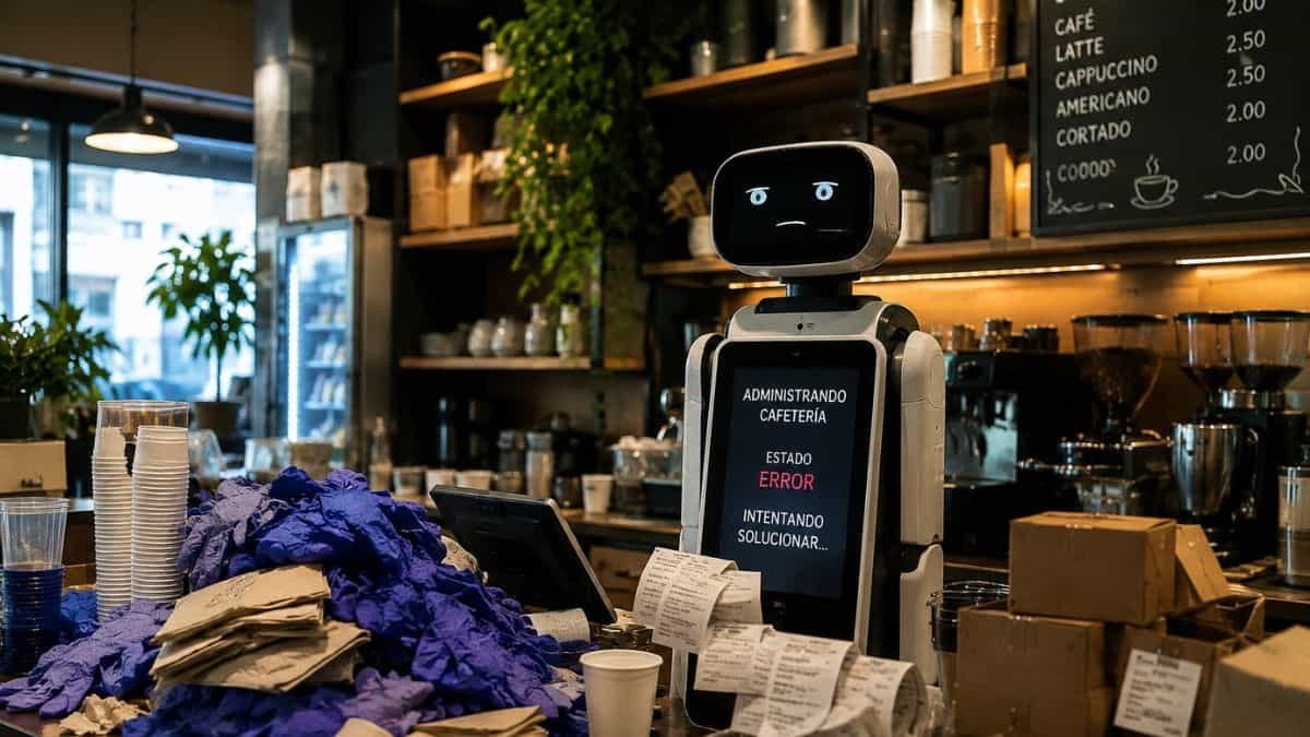 Una IA abrió una cafetería sola y cometió errores absurdos