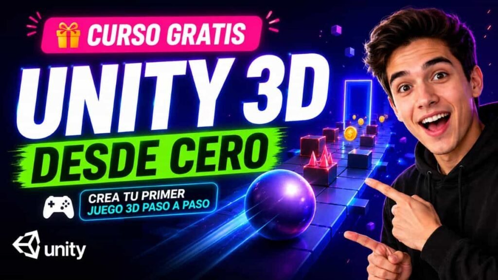 Curso gratis de Unity 3D en Udemy