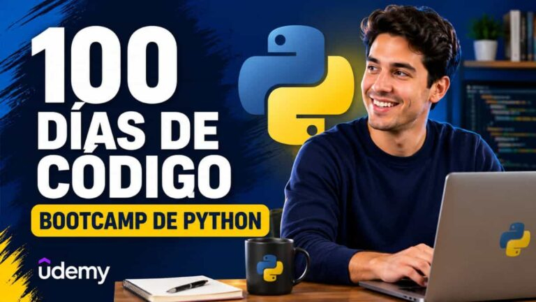 Curso de Python en Udemy para crear proyectos desde cero