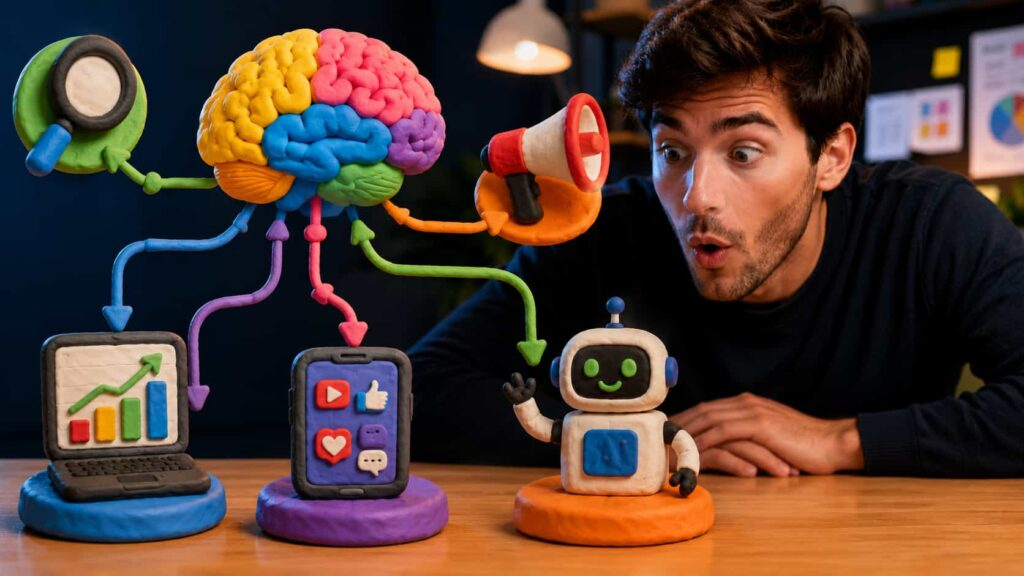 Curso gratis de Marketing Digital explicado con Plastilina