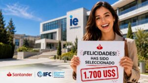Beca Santander IFC para conferencia educativa en Madrid