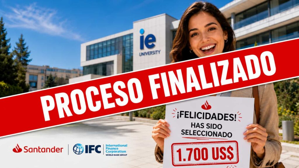 Beca Santander IFC para conferencia educativa en Madrid