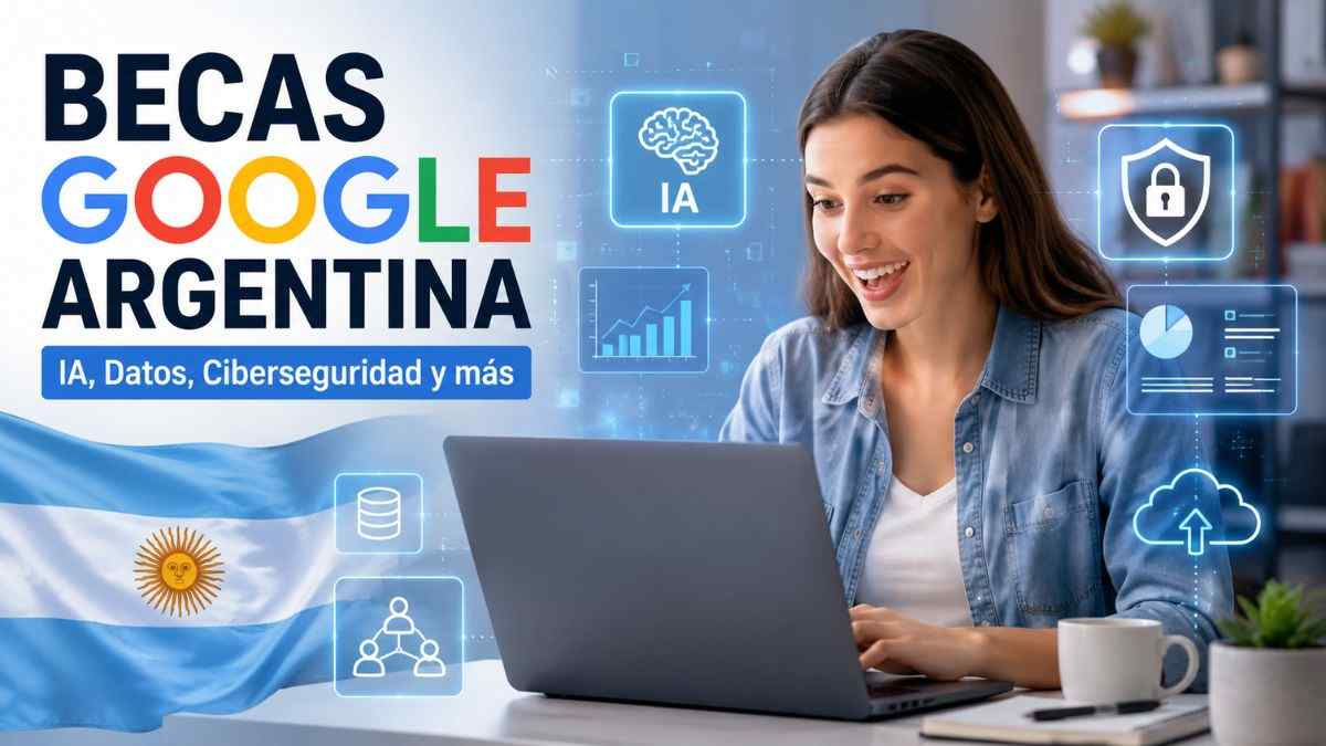 Becas Google Argentina para estudiar habilidades digitales