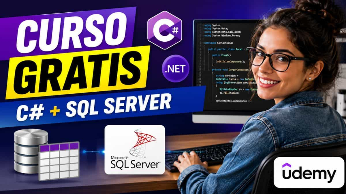 Curso gratis C# WinForms y SQL Server para principiantes