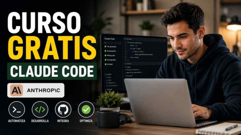 Curso gratis de Claude Code para automatizar desarrollo