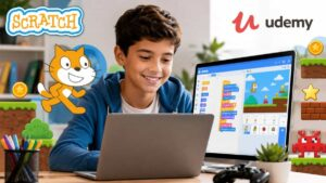 Da tus primeros pasos creando videojuegos con Scratch en Udemy