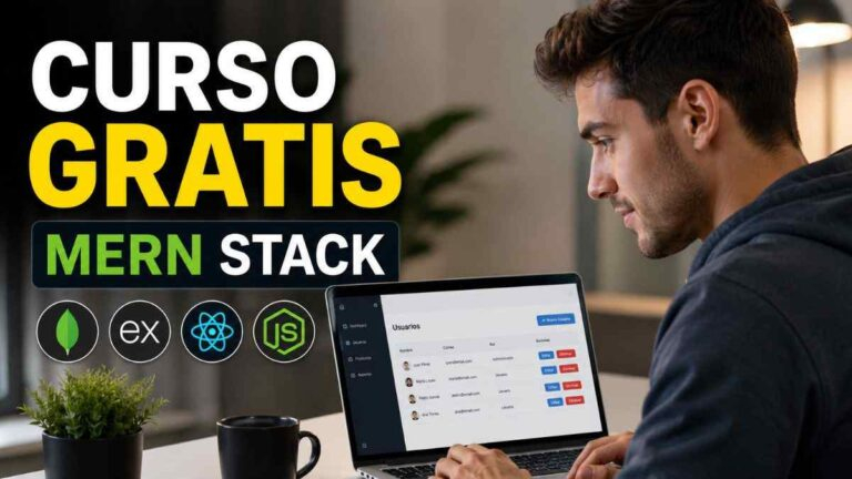Curso MERN Stack gratis para crear aplicaciones CRUD