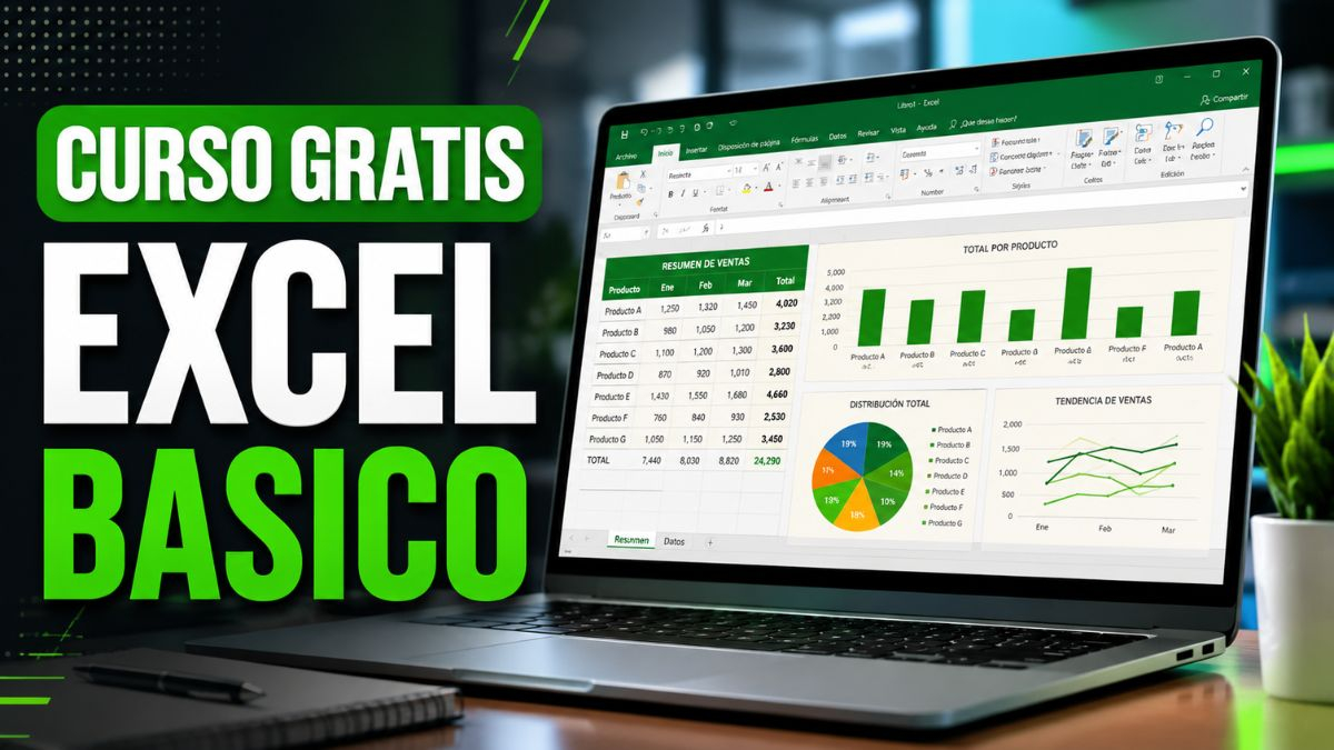 Curso gratis de Excel básico en Udemy para empezar desde cero