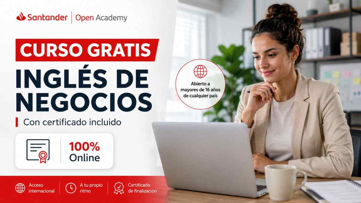 Curso gratis de inglés de negocios con certificado