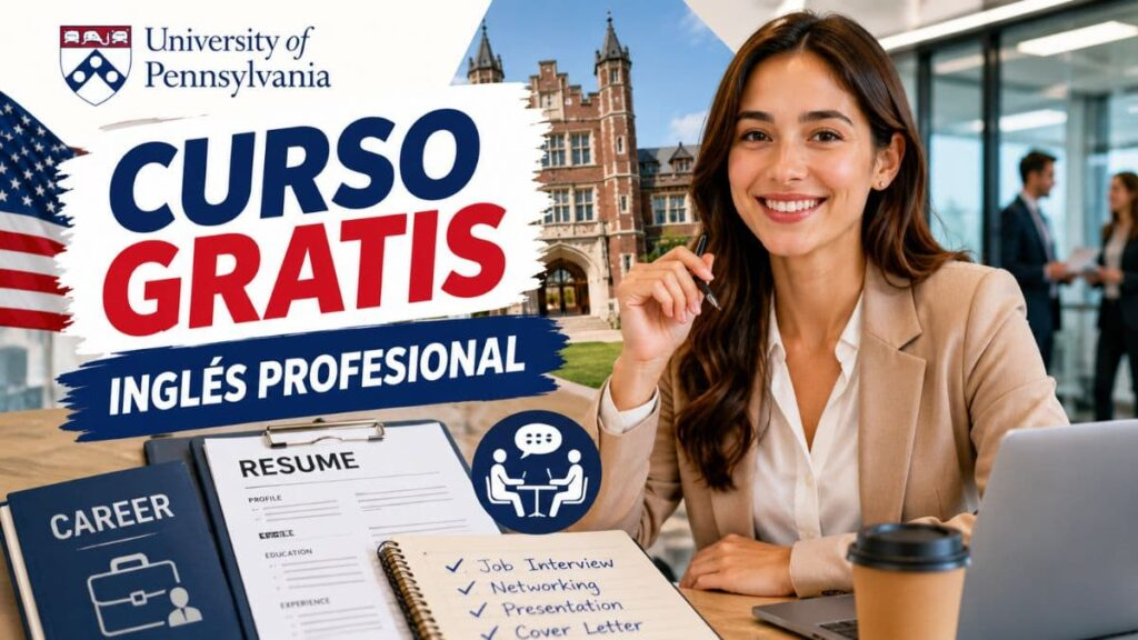 Curso gratis de inglés profesional por la Universidad de Pensilvania