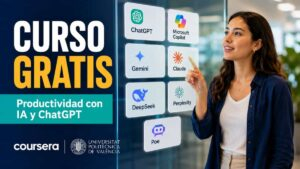 Curso gratis de productividad con inteligencia artificial y ChatGPT