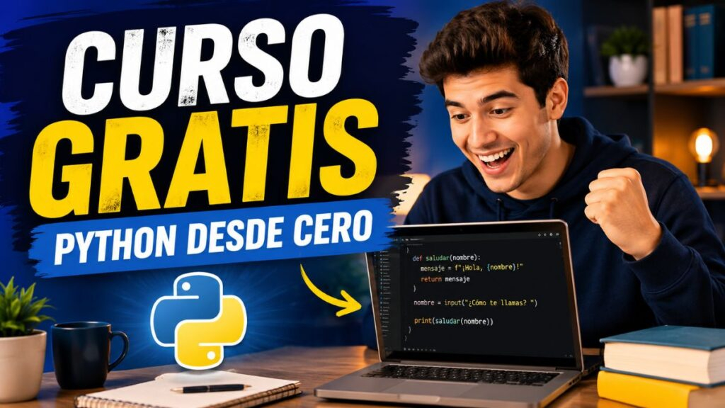 Curso gratis de Python desde cero para principiantes