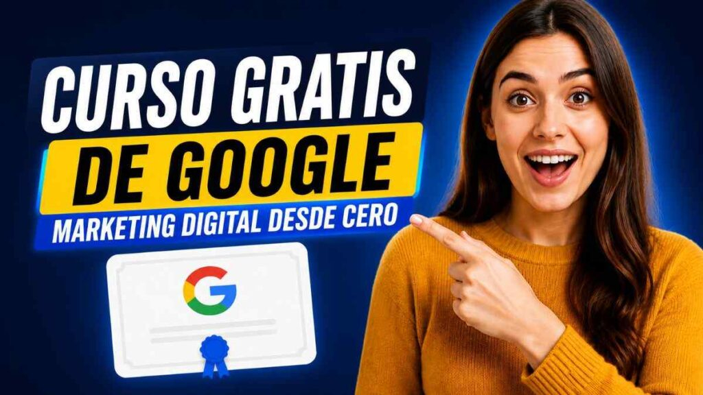 Curso gratis de marketing digital de Google en Coursera