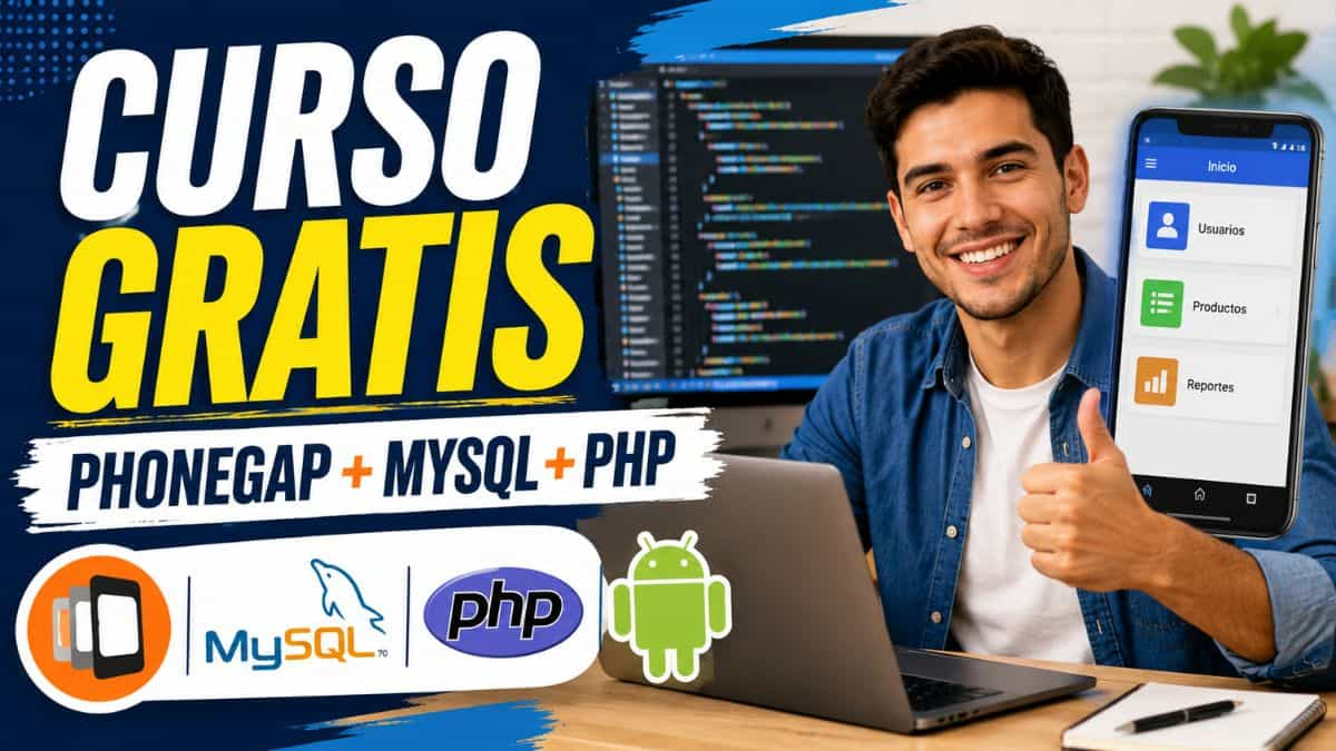 Curso gratis de PhoneGap, MySQL y PHP para Android