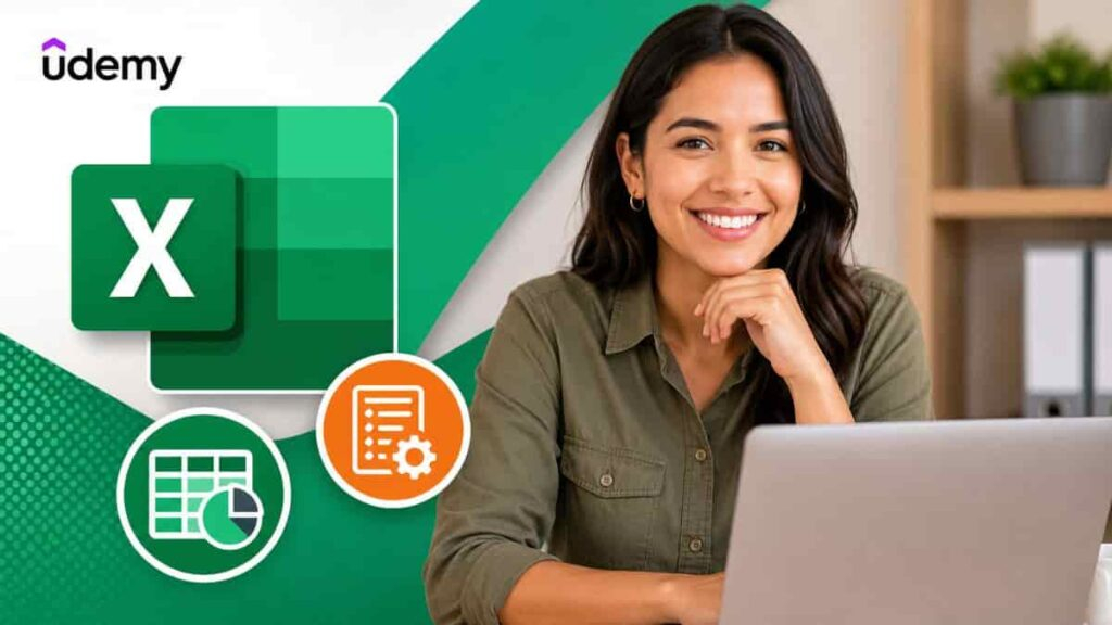 Mejora Excel con un curso gratuito de Udemy sobre macros
