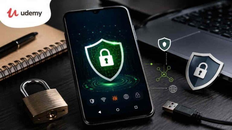 Refuerza tu seguridad móvil con este curso gratuito de Udemy