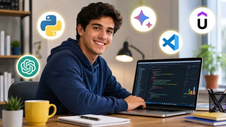 Iníciate en Python con un curso gratuito de Udemy y IA