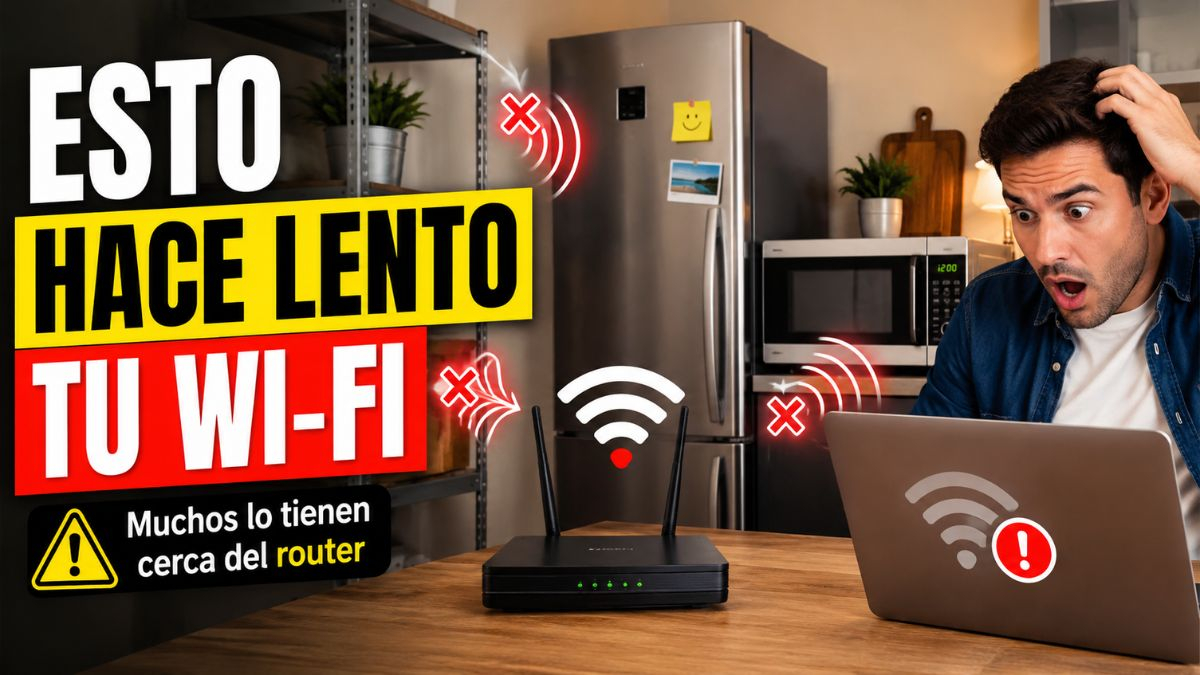 Los objetos que pueden hacer más lento tu Wi-Fi en casa
