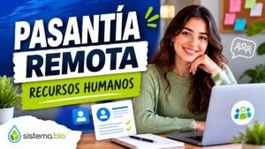 Pasantía remota en Recursos Humanos para estudiantes