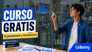 Curso gratis de estadística básica desde cero en Udemy