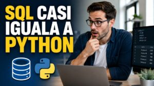 SQL casi iguala a Python en demanda laboral