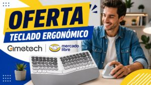 Teclado ergonómico Cimetech con 69% de descuento