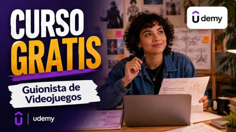 Curso gratis para trabajar como guionista de videojuegos