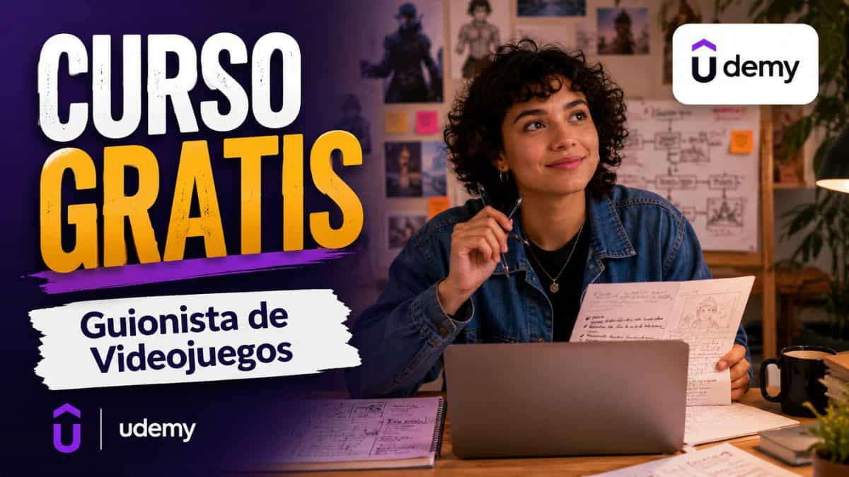 Curso gratis para trabajar como guionista de videojuegos