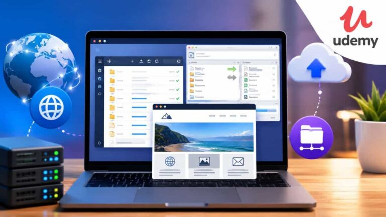 Curso gratuito de Udemy para aprender a publicar páginas web