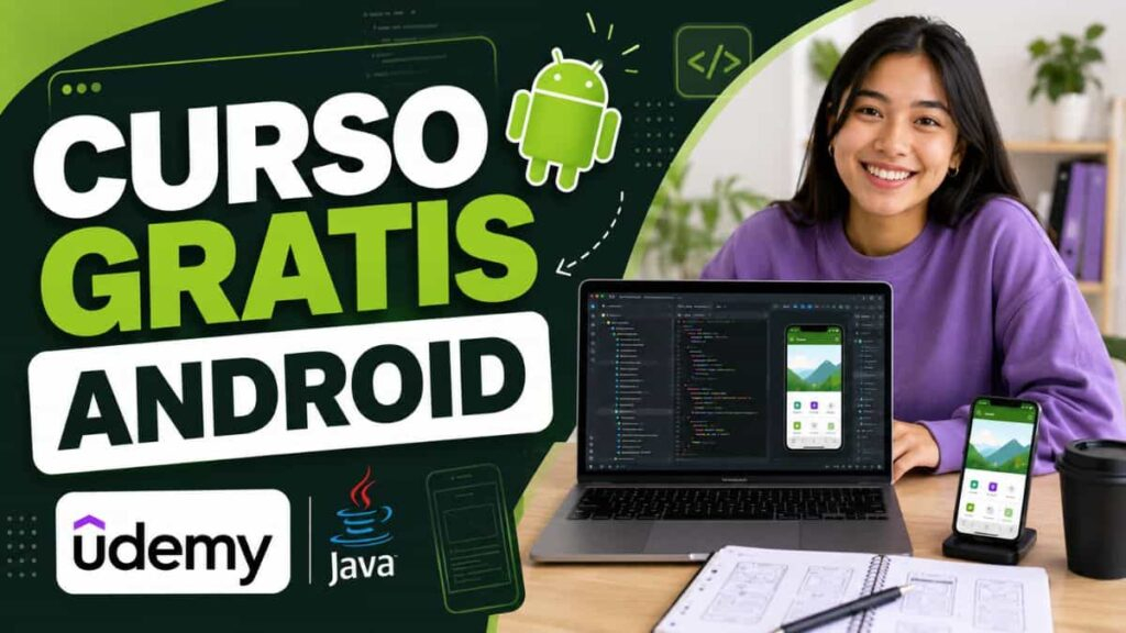 Curso gratuito de Android en Udemy para crear aplicaciones