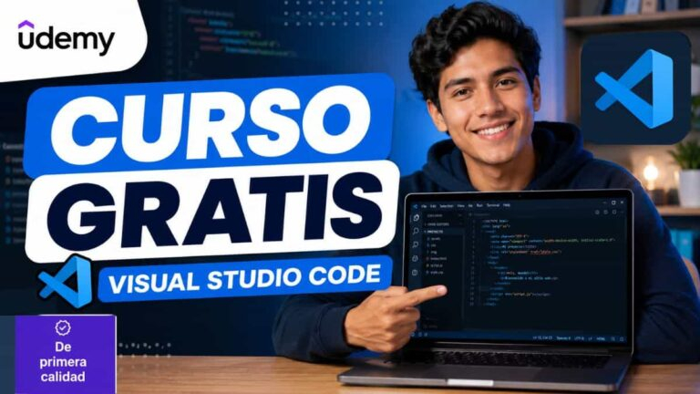 Curso gratuito de Visual Studio Code en Udemy para principiantes