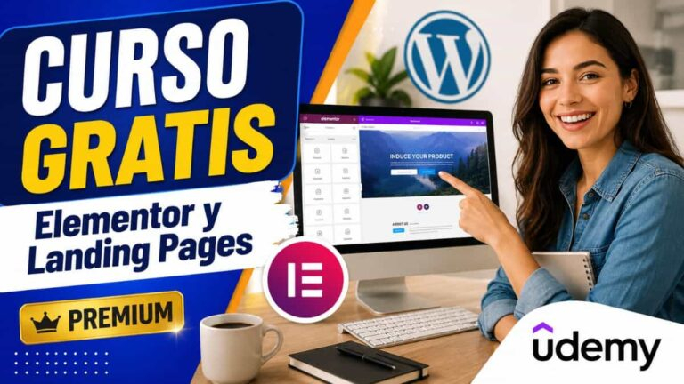 Curso gratis de Elementor: Aprende a crear páginas de destino con WordPress