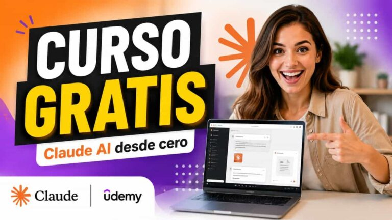 Evita errores con Claude AI gracias a un curso gratuito de Udemy