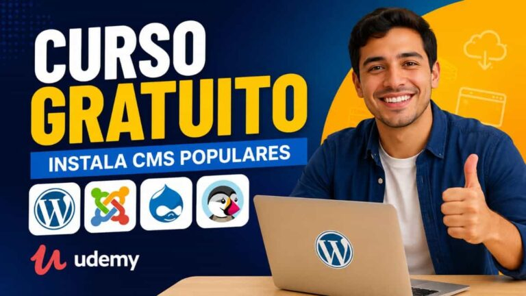Cómo instalar WordPress con un curso gratuito de Udemy
