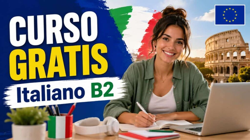 Curso gratis de italiano B2 de la Unión Europea