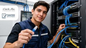 Curso gratis de redes de datos de la Fundación Carlos Slim con instalación y soporte de redes LAN