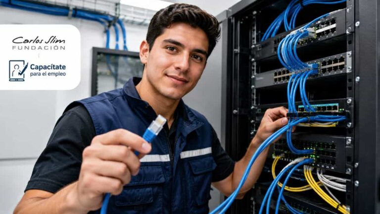 Curso gratis de redes de datos de la Fundación Carlos Slim con instalación y soporte de redes LAN